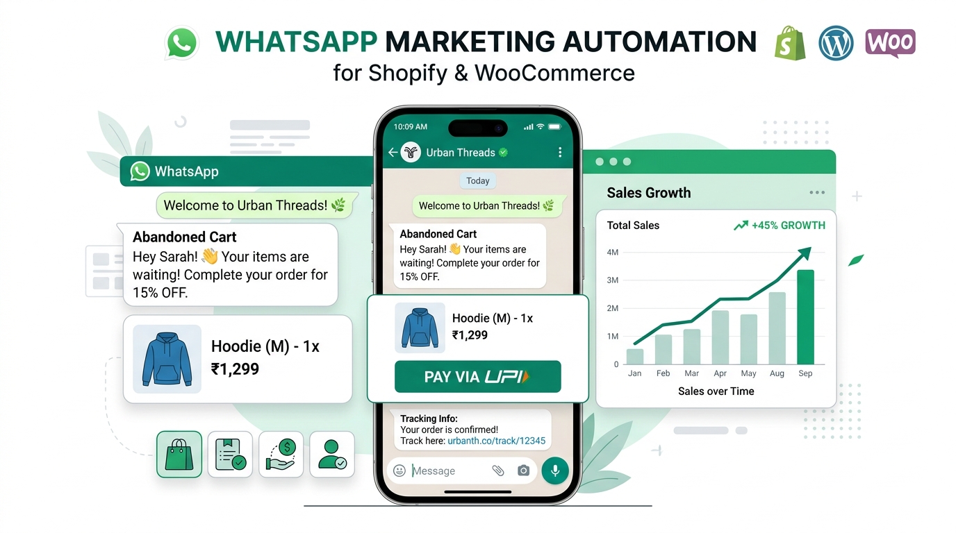 Top 5 WhatsApp Marketing Automation Workflows for E-Commerce Brands