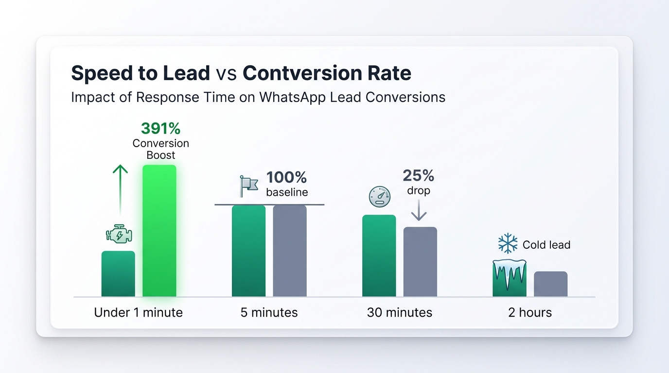 Speed to Lead vs Conversion Rate Chart